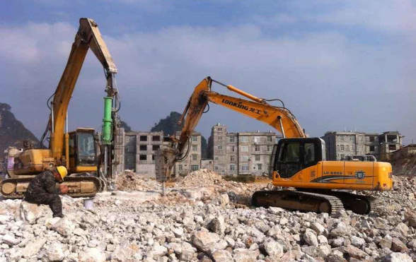 修建机器撤除施工 修建机器撤除施工